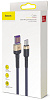 Кабель Baseus Cafule HW (CATKLF-PV3) USB/USB Type C 1m (Gold/Blue) купить в интернет-магазине icover