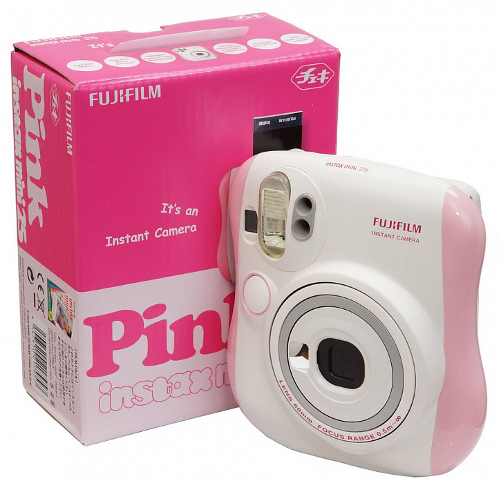 Fujifilm Instax Mini 25 - фотоаппарат мгновенной печати (Pink) купить в интернет-магазине icover