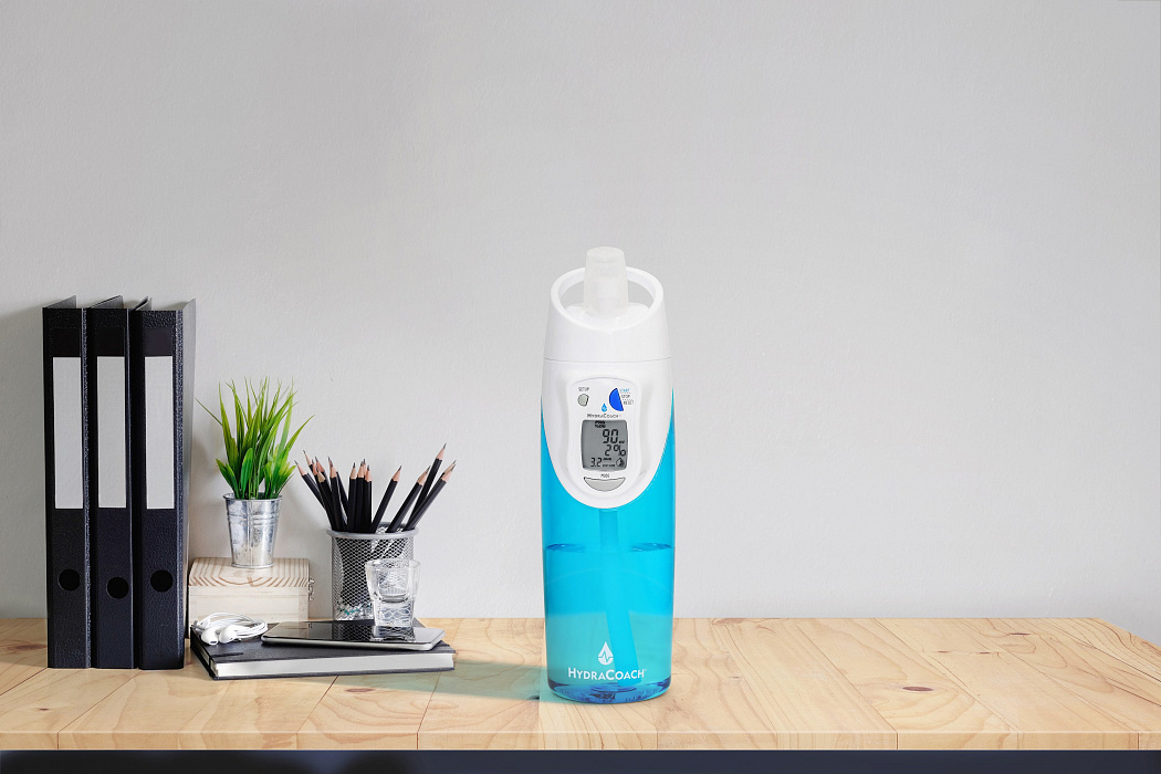 Умная бутылка HydraCoach Intelligent Bottle (Aqua Blue) купить в интернет-магазине icover
