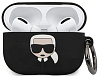 Чехол Karl Lagerfeld Silicone Case (KLACAPSILGLBK) для AirPods Pro (Black) купить в интернет-магазине icover