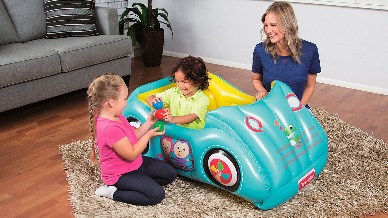 Игровой центр Bestway Машина Fisher Price с мячами (93535) купить в интернет-магазине icover