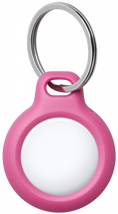 Держатель с кольцом Belkin Secure Holder Key Ring (F8W973btPNK) для Apple AirTag (Pink) купить в интернет-магазине icover