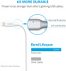 Кабель для iPod, iPhone, iPad Anker PowerLine+ (A8122H21) Lightning to USB 1.8m (White) купить в интернет-магазине icover