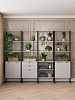 Стеллаж лофт RIDBERG DENVER модуль 3 (Cashmere/Black) купить в интернет-магазине icover
