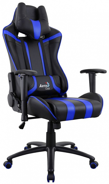 Игровое кресло Aerocool AC120 AIR (Black/Blue) купить в интернет-магазине icover