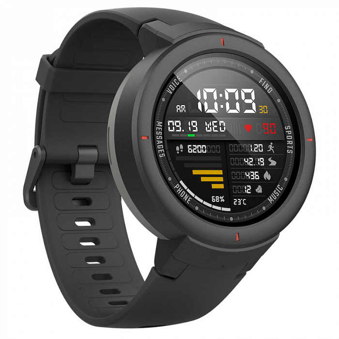 Спортивные часы Xiaomi Huami AMAZFIT Verge International version (Carbon Grey) купить в интернет-магазине icover
