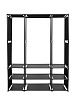 Вешалка напольная для одежды узкая с перегородками Ridberg 3.0 (Black) купить в интернет-магазине icover