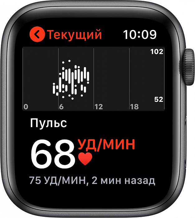 Умные часы Apple Watch Series 5 44mm Sport Band MWVF2RU/A (Space Grey/Black) купить в интернет-магазине icover