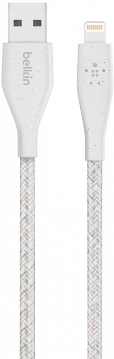 Кабель для iPod, iPhone, iPad Belkin Mixit DuraTek Plus USB-Lightning 1.2 m F8J236bt04-WHT (White) купить в интернет-магазине icover