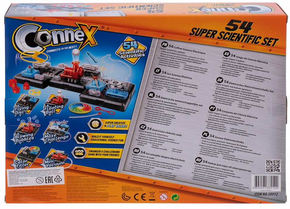 Электронный конструктор Amazing Toys Connex 54 Super Scientific Set (1CSC20003406) купить в интернет-магазине icover