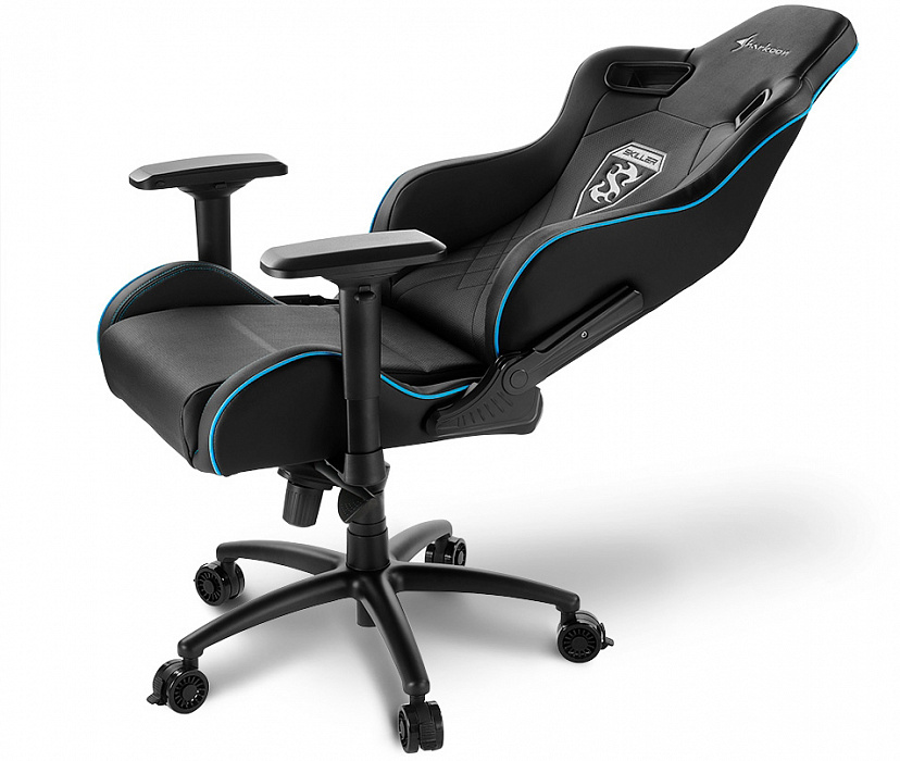 Игровое кресло Sharkoon Skiller SGS4 (Black/Blue) купить в интернет-магазине icover