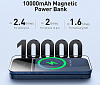 Внешний аккумулятор Baseus Magnetic Wireless Charging 10000mAh PPMT-03 (Blue) купить в интернет-магазине icover