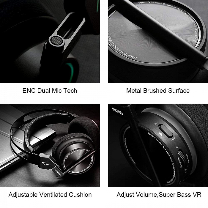 Игровая гарнитура 1MORE Spearhead VR Over-Ear (Black) купить в интернет-магазине icover