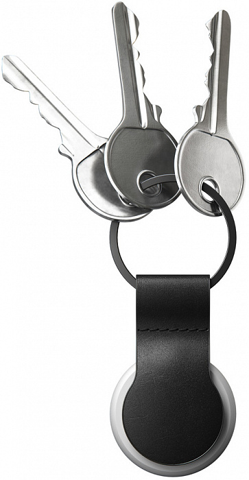 Брелок Nomad Leather Loop (NM01015185) для Apple AirTag (Black) купить в интернет-магазине icover