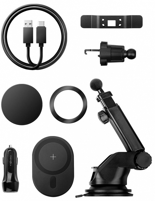 Автодержатель EnergEA MagDisc Drive (MAGD-DRV-GUN) для iPhone 12 (Gunmetal) купить в интернет-магазине icover