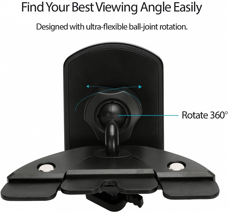 Автомобильный держатель Pitaka MagMount Qi CD (Black) купить в интернет-магазине icover