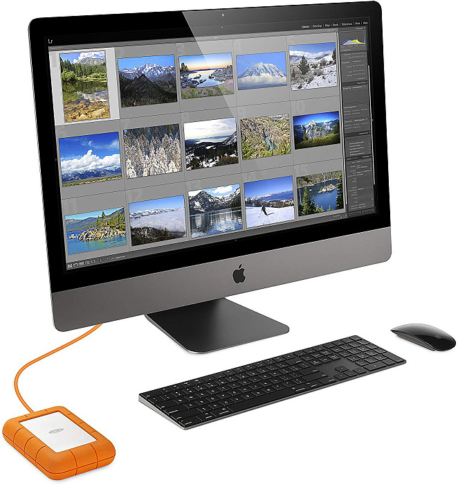 Внешний жесткий диск LaCie Rugged RAID Pro 4Tb USB-C STGW4000800 (Orange) купить в интернет-магазине icover