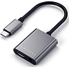 Переходник Satechi (ST-TCACAM) USB-C to USB-C/Mini-Jack (Space Grey) купить в интернет-магазине icover