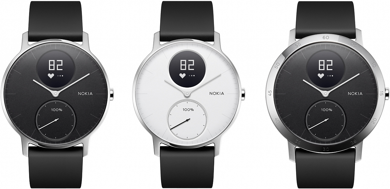 Умные часы Nokia Steel HR 40 mm (Black) купить в интернет-магазине icover