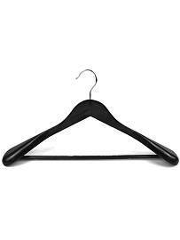 Вешалка-плечики для одежды деревянные широкие Ridberg 4 шт. (Black) купить в интернет-магазине icover