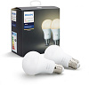 Комплект умных светодиодных ламп Philips Hue White E27 2 шт (White) купить в интернет-магазине icover