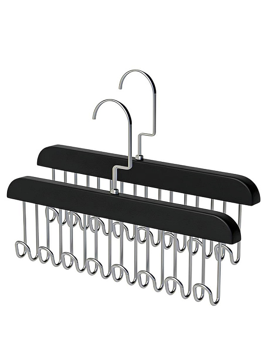 Вешалка для аксессуаров Ridberg 2 шт деревянные (Black) купить в интернет-магазине icover