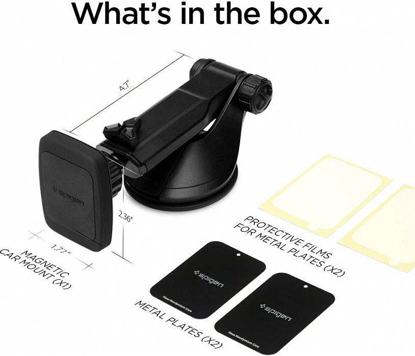 Держатель Spigen Kuel H35 Car Mount (000CG21496) для смартфонов (Black) купить в интернет-магазине icover