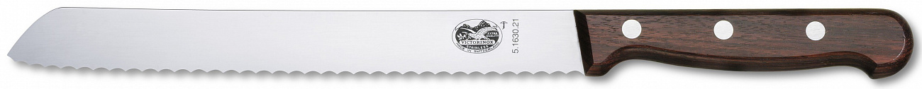 Нож для хлеба Victorinox 5.1630.21 волнистое лезвие (Brown) купить в интернет-магазине icover
