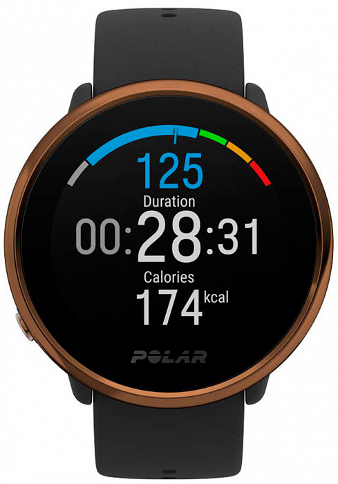 Спортивные часы Polar Ignite M/L 90071063 (Black/Copper) купить в интернет-магазине icover