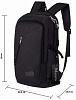 Mancro Business Water Resistant Backpack  - рюкзак для ноутбука 17" с USB-портом  (Black) купить в интернет-магазине icover