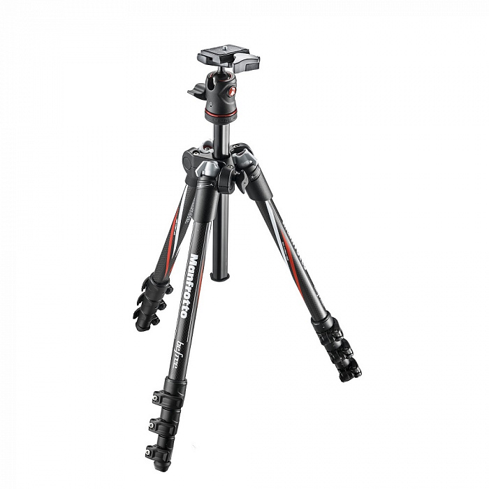 Manfrotto Befree (MKBFRC4-BH) - штатив карбоновый c шаровой головкой для фотокамеры (Black) купить в интернет-магазине icover