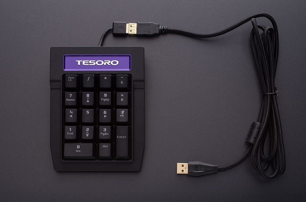 Tesoro Tizona Numpad TS-G2NP - дополнительный цифровой блок (Black/Kailh Black) купить в интернет-магазине icover