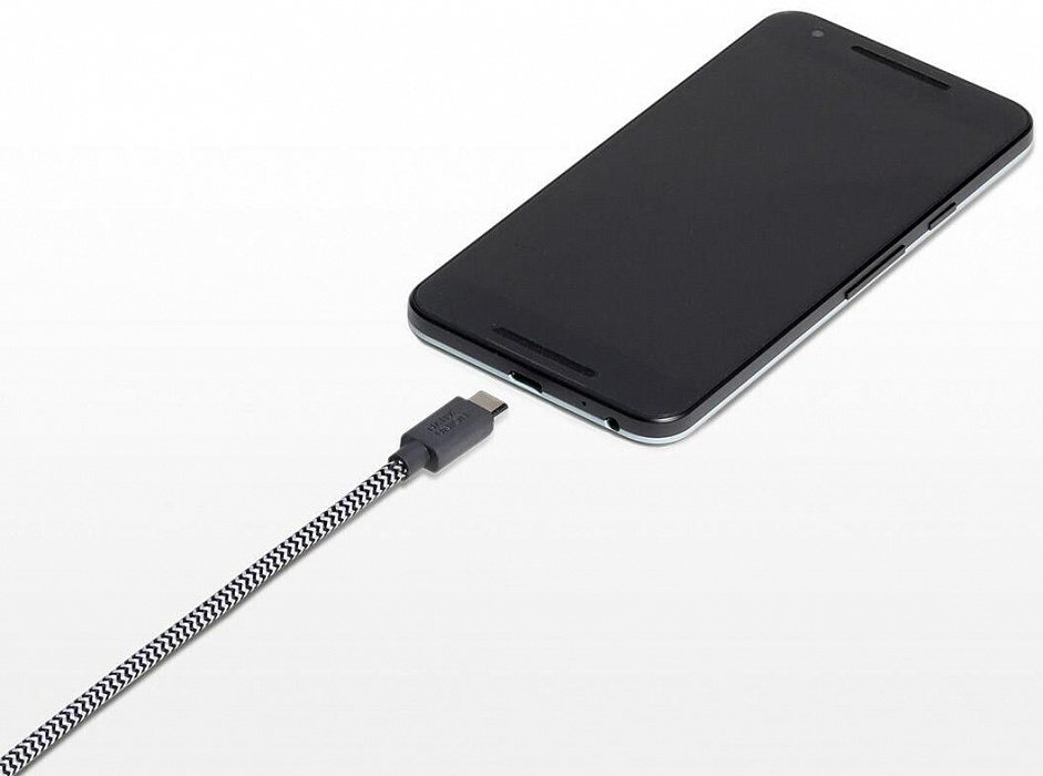 Кабель Native Union Belt (BELT-C-ZEB) USB-C to USB-C 2.4m (Zebra) купить в интернет-магазине icover