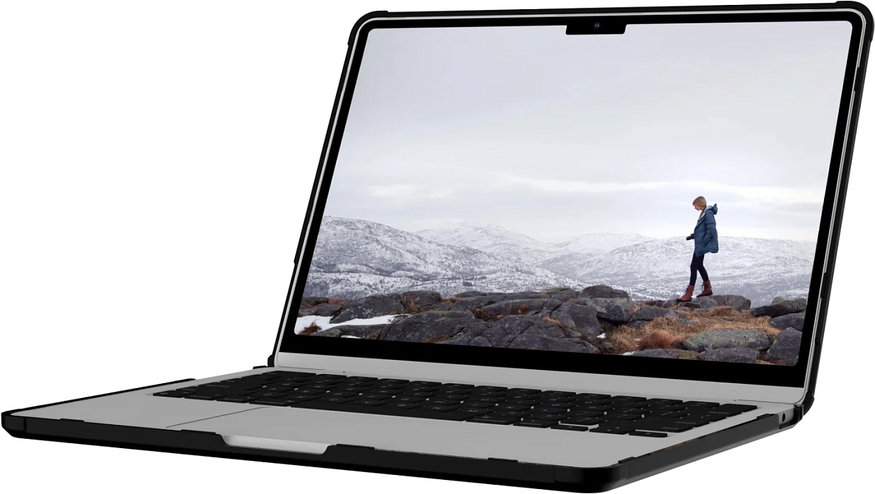 Чехол UAG Lucent (134008114040) для Apple MacBook Air 13" M2 2022 (Black) купить в интернет-магазине icover
