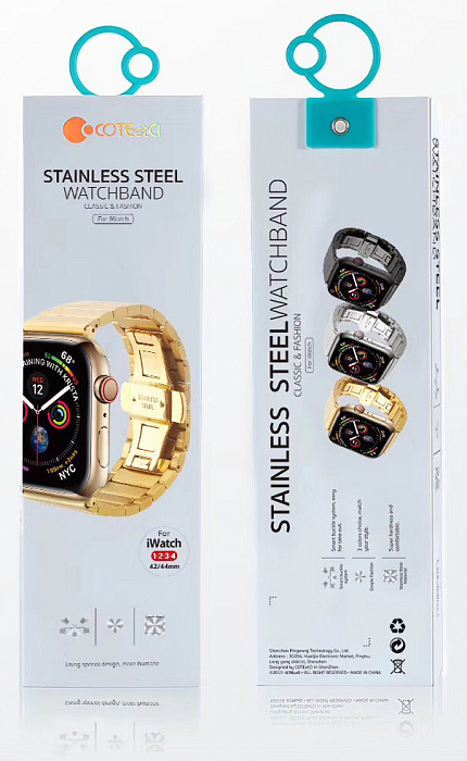 Ремешок COTEetCI W25 (WH5237-BK) для Apple Watch Series SE/6/2/3/4 38/40mm (Black) купить в интернет-магазине icover