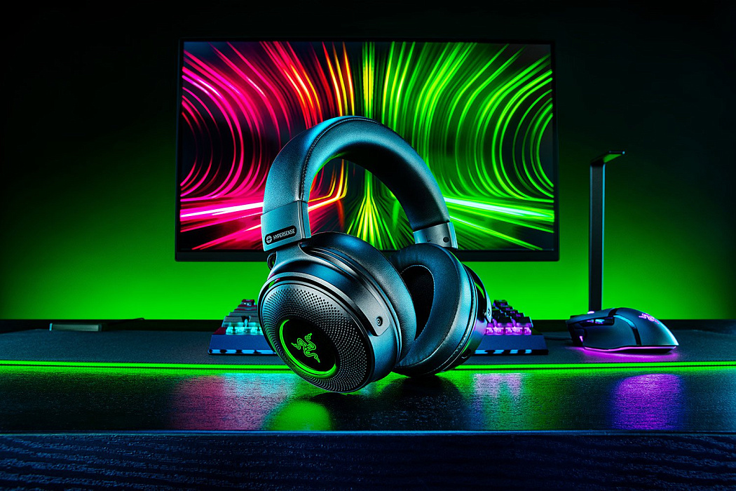 Беспроводная игровая гарнитура Razer Kraken V3 Pro RZ04-03460100-R3M1 (Black) купить в интернет-магазине icover