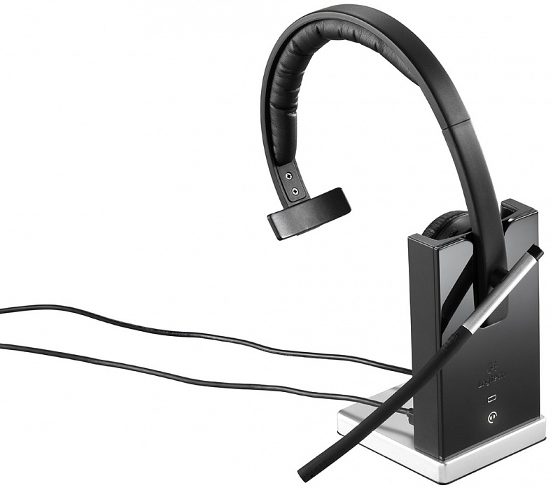 Беспроводная DECT гарнитура Logitech Wireless Headset Mono H820e (Black) купить в интернет-магазине icover