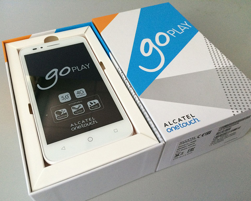 Смартфон Alcatel One Touch 7048X Go Play (White/Orange/White) купить в интернет-магазине icover