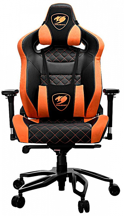 Игровое кресло Cougar THRONE (Black/Orange) купить в интернет-магазине icover