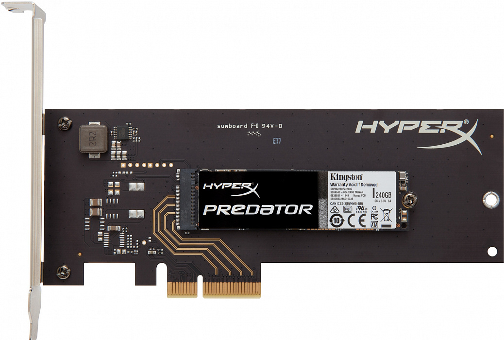 Kingston HyperX Predator 240GB (SHPM2280P2/240G) - SSD-накопитель купить в интернет-магазине icover