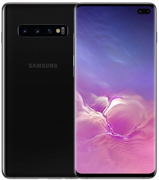 Смартфон Samsung Galaxy S10 Plus 128Gb SM-G975FZKDSER (Black) купить в интернет-магазине icover