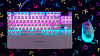 Игровая клавиатура SteelSeries Apex 7 TKL Ghost RU Red Switches (64656) купить в интернет-магазине icover