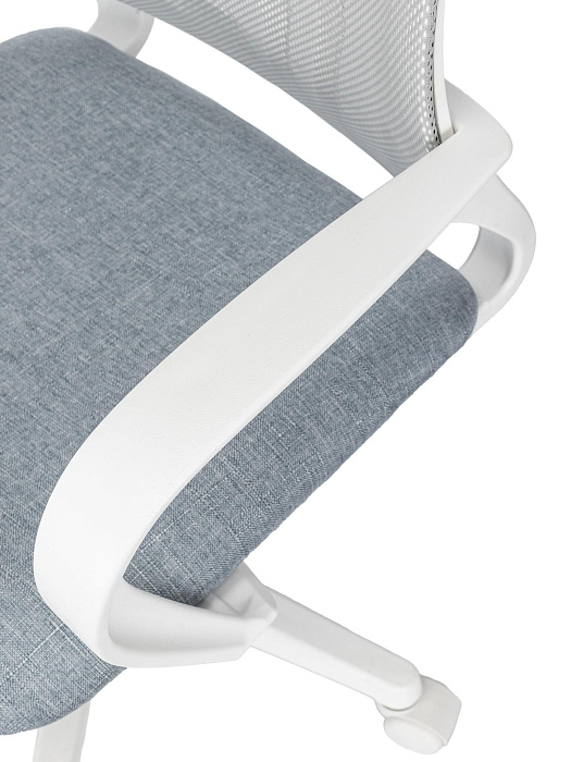 Кресло офисное Domfy DK X-ROOM сетка/ткань/пластик (White/Light Grey)  купить в интернет-магазине icover