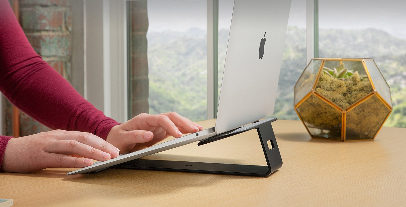 Подставка Twelve South ParcSlope II (12-2016) для Macbook/iPad (Black) купить в интернет-магазине icover