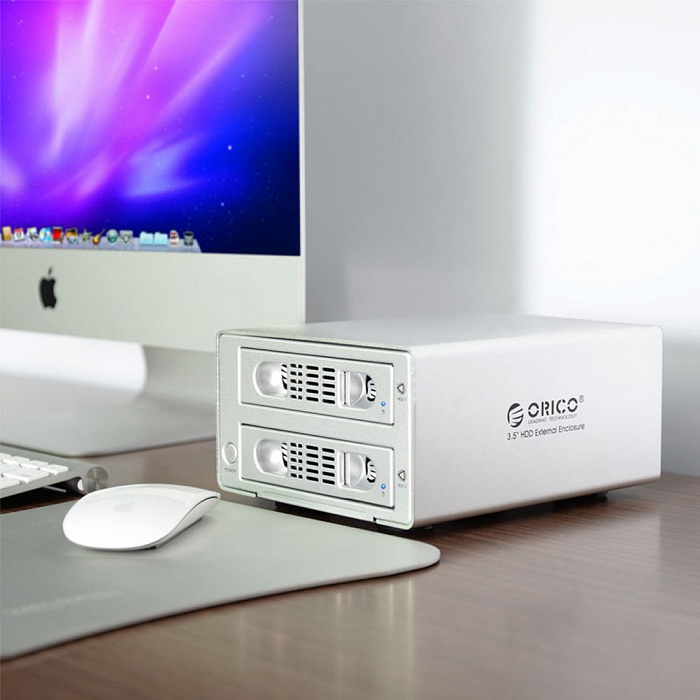 Контейнер Orico 3529RUS3 для HDD (Silver) купить в интернет-магазине icover