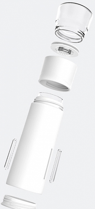 Термокружка Xiaomi Pinztea Portable Water Bottle with Tea Strainer (Black) купить в интернет-магазине icover