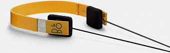 Bang & Olufsen Form 2 - наушники для iPhone/iPod/iPad (Aluminium/Yellow)