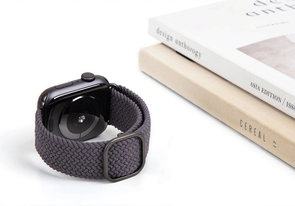 Ремешок Uniq Aspen (40MM-ASPGRY) для Apple Watch 41 / 40 / 38 mm (Grey) купить в интернет-магазине icover