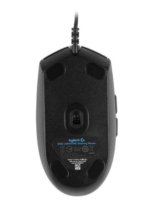 Мышь проводная Logitech G102 LIGHTSYNC 910-005808 (Black) купить в интернет-магазине icover