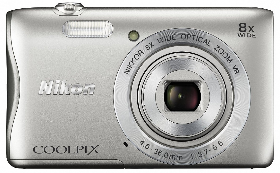 Фотоаппарат Nikon Coolpix S3700 (Silver) купить в интернет-магазине icover